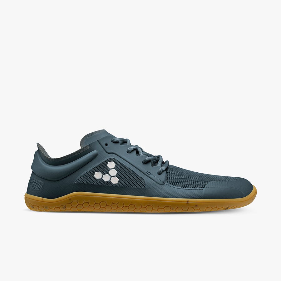 Blue Men\'s Vivobarefoot Primus Lite III Casual Shoes | Philippines 0087OKIR